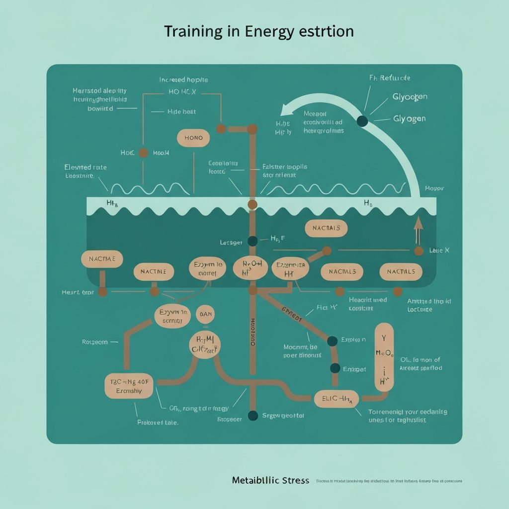 Metabolic stress during training in energy restriction